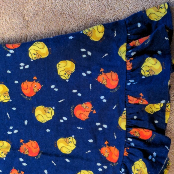 ❤️ Ducks Naughty Nice Girls Nightgown Pajama Sz 3 - Picture 6 of 7